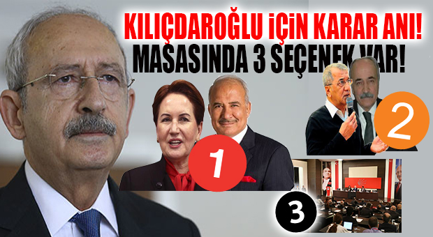 MASADA 3 SEÇENEK… CHP’DE KARAR ANI…