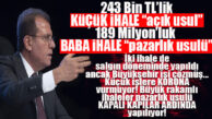 243 BİN TL’LİK İHALE AÇIK, 189 MİLYON TL’LİK İHALE PAZARLIK USULÜ… BÜYÜKŞEHİR’İN KORONA’SI DA “KÜÇÜK” İŞ SEVMİYOR!