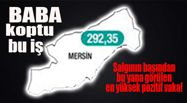 MERSİNLİ TEDBİRİ BIRAKTI, İŞ ALLAH’A KALDI: VAKALAR 100 BİNDE 292,35 OLDU!