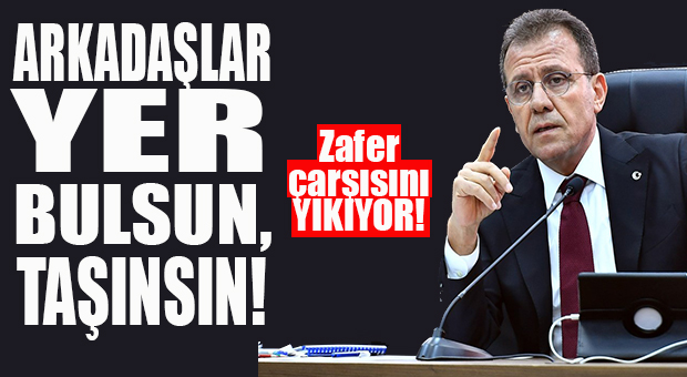 CHP’Lİ SEÇER KAFAYA KOYMUŞ: ZAFER ÇARŞISINI YIKACAK! SEÇER ÇOKTAN “ESNAF NE OLURSA OLSUN” MODUNA GEÇMİŞ BİLE!