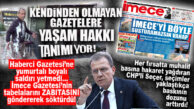 İŞTE SEÇER’İN ÖZGÜR BASIN ANLAYIŞI: MUHALİF GAZETE BASKININDAN SONRA BAŞKA BİR MUHALİF GAZETENİN TABELALARI İNDİRİLDİ! MUHALİF BASIN BÖYLE ZULÜM GÖRMEDİ!