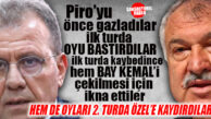 YOK BÖYLE ÇARK: ÖNCE GAZLADILAR, SONRA DA “ÇEKİL” DİYE İKNA ETTİLER! YETMEDİ, OYLARI ÖZEL’E KAYDIRDILAR… BOMBA İDDİALAR PEŞ PEŞE GELDİ!