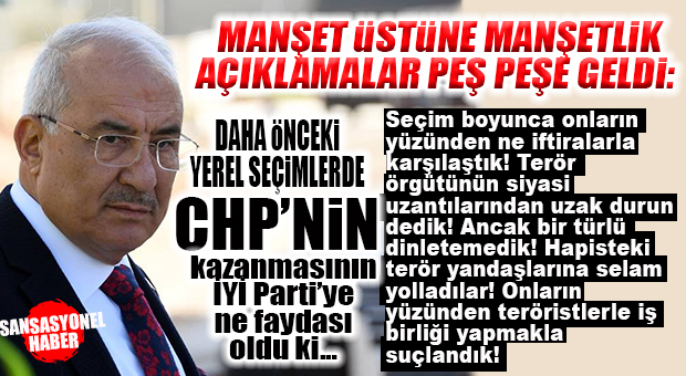 İYİ PARTİLİ KOCAMAZ: “BİZ, 2019 YEREL SEÇİMİNDE YAPILAN İTTİFAKIN DA SON GENEL SEÇİMDE YAPILAN İTTİFAKIN DA BİR FAYDASINI GÖRMEDİK! HER İKİ SEÇİMİNDE MAĞDURU BİZDİK!”