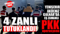 JANDARMA’DAN 3 İLÇEDE PKK OPERASYONU: 4 TUTUKLAMA…