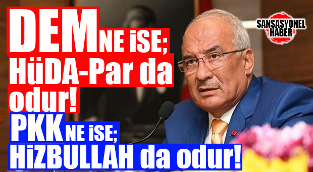 İYİ PARTİLİ KOCAMAZ’DAN HÜDA-PAR’A SERT TEPKİ: “HİZBULLAHIN PKK’DAN NE FARKI VAR?”