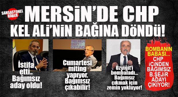 CHP’DE ADAY KRİZİ BÜYÜYOR… BAĞIMSIZ ÇIKANLAR, SMS ATANLAR, MİTİNGLE PROTESTO EDENLER… NE ARARSAN VAR!