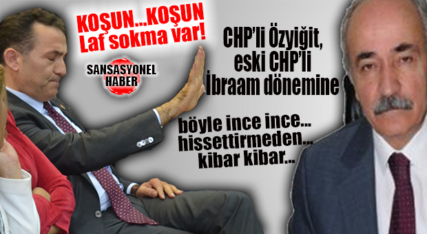 CHP’Lİ ÖZYİĞİT BELEDİYEYİ DEVRALDIĞI İBRAHİM GENÇ’İ, BÖYLE İNCE İNCE…! HA, BİR DE BELEDİYENİN ŞU AN BORCU YOKMUŞ!