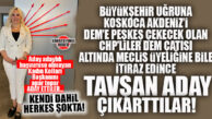 CHP-DEM İTTİFAKI VÜCUT BULDU! AKDENİZ’E TAVŞAN ADAY! İŞİN BOMBASI ADAYIN, BAŞKAN ADAYLIĞI BAŞVURUSU BİLE YOK!