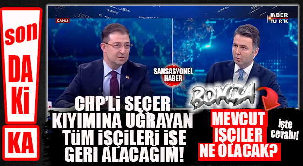 BOMBA AÇIKLAMA GELDİ! CUMHUR İTTİFAKI ADAYI SERDAR SOYDAN: “CHP KIYIMINA UĞRAYAN BÜYÜKŞEHİR İŞÇİLERİNİ İŞE GERİ ALACAĞIZ!”