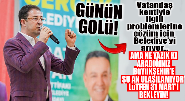 CUMHUR İTTİFAKI BÜYÜKŞEHİR BELEDİYE BAŞKAN ADAYI SOYDAN: “BAHANELERE SIĞINAN BİR YÖNETİM İSTEMİYORUZ!”