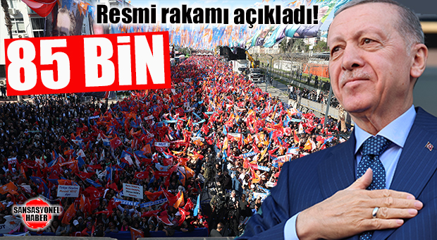 SON DAKİKA: CUMHURBAŞKANI ERDOĞAN, MERSİN MİTİNGİNE KAÇ KİŞİ KATILDIĞINI AÇIKLADI!