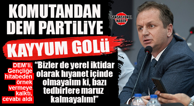 GÜNÜN GOLÜ! GÜLNAR BELEDİYE BAŞKANI FATİH ÖNGE’DEN DEM’LİLERE “KAYYUM AYARI”