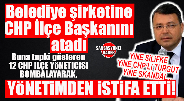 CHP SİLİFKE KARIŞTI: YÖNETİMDEN 12 KİŞİ, İLÇE BAŞKANINI BOMBALAYARAK İSTİFA ETTİ!