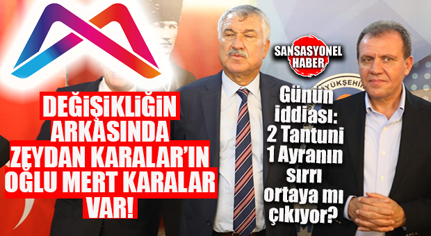 GÜNÜN FLAŞ İDDİASI: “BELEDİYE LOGOLARININ DEĞİŞİKLİKLERİNİN ARKASINDA ZEYDAN’IN OĞLU VAR!”