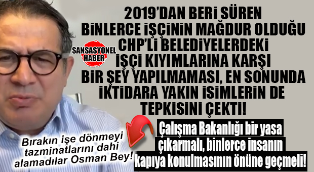 2019’DAN BERİ YAŞANAN İŞÇİ KIYIM REZALETİNE VE SAHİP ÇIKILMAMASINA ARTIK İKTİDAR YANLISI GAZETECİLER BİLE DAYANAMADI: “BÖYLE BİR AYMAZLIK OLUR MU YA? İNSANLARIN EKMEĞİYLE OYNAMAK BU KADAR KOLAY MI?”