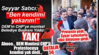 BOMBAAA… MASANIN ÖBÜR TARAFINDA PROTESTO YEMEK BAŞKAYMIŞ Dİ’Mİ… DEM’İN CHP’YE MONTE ETTİĞİ BELEDİYE BAŞKANINDAN “KENDİMİ YAKARIM” DİYEN SEYYAR SATICIYA “YAK!” DEDİ… BOMBAAAA….