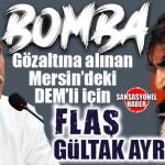 ŞOK! GÖZALTINA ALINAN DEM’LİLER İÇİN BAŞSAVCILIK’TAN BOMBA GÜLTAK AYRINTISI…