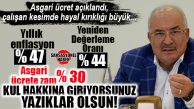 İYİ PARTİLİ KOCAMAZ’DAN AÇIKLANAN ASGARİ ÜCRETE TEPKİ: “VİCDAN SAHİBİ OLMAK ÖNEMLİ BİR MEZİYETTİR, HERKESE NASİP OLMAZ!”