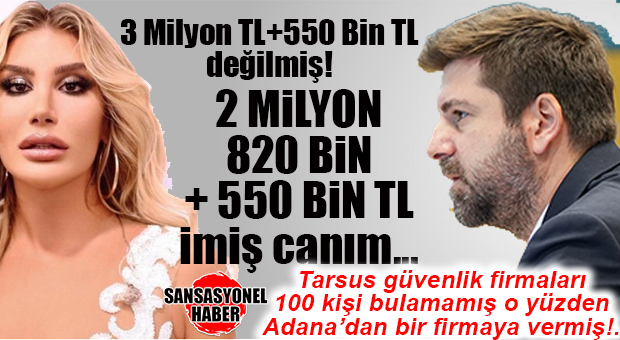 ALLAH ALLAH, ÖYLE MİYMİŞ: İREM DERİCİ KONSERİ 3 MİLYON TL+GÜVENLİK DEĞİLMİŞ! 2 MİLYON 820 BİN+GÜVENLİKMİŞ…