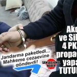 ADRES AKDENİZ VE SİLİFKE: PKK/KCK PROPAGANDASINA 4 TUTUKLAMA!