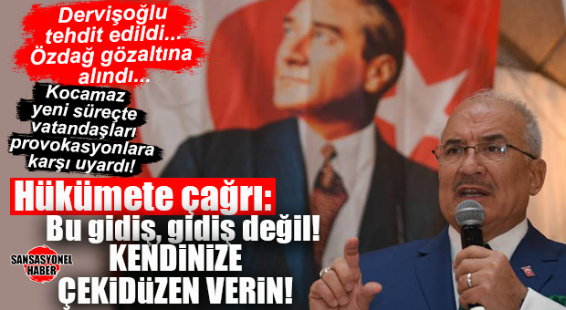 İYİ PARTİLİ KOCAMAZ: “BU YOL; YOL DEĞİL! BU GİDİŞ; GİDİŞ DEĞİL! ALLAH SONUMUZU HAYREYLESİN!”