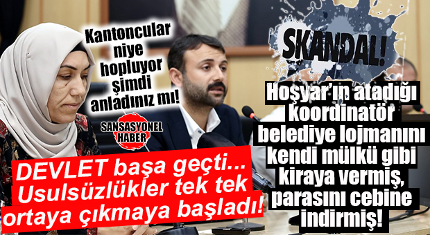 KAYYIM TEK TEK ÇIKARTIYOR: SARIYILDIZ’IN BELEDİYE KOORDİNATÖRÜ BELEDİYEYE AİT LOJMANI KENDİSİNE RANT KAPISI YAPMIŞ… BOMBA!