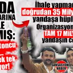 BOMBA… KAYYIM ATANAN DEM’Lİ AKDENİZ BELEDİYESİ, ORGANİZASYON ADI ALTINDA DOĞRUDAN TEMİNLE 9 AYDA 17 MİLYON TL KALDIRMIŞ… YERSEN!