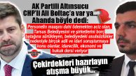 AK PARTİLİ ALTINSUCU, CHP’Lİ BOLTAÇ’I…BELEDİYENİN CHP DÖNEMİNDEKİ TARUMAR HALİ ÜSTÜNDEN VURDU