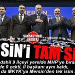 MERSİN’DEKİ AK PARTİLİLERE YENİ ŞOK: MKYK’DA MERSİN’DEN TEK İSİM BİLE YOK!