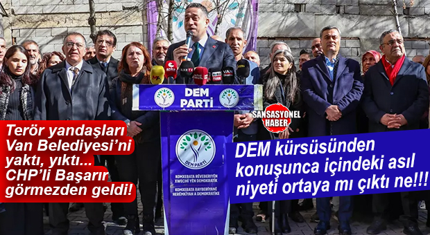 VAN’DA PKK YANDAŞLARININ BELEDİYEYİ İŞGAL ETMESİNİ GÖRMEZDEN GELENE CHP’Lİ ALİ MAHİR DENİR!