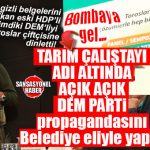 DEM MONTESİ CHP’Lİ YILDIZ’DAN “DEM GÖLGESİNDE TARIM ÇALIŞTAYI!” MODERATÖRÜ DEM PARTİ TARIM KOMİSYONU EŞ SÖZCÜSÜ YAPTI…