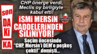 GERÇEK GEREKÇE BU MU: “CHP, MERSİN’İ DEM’E PEŞKEŞ ÇEKTİ” DİYEN İSTEMİHAN TALAY’IN İSMİ MERSİN CADDELERİNDEN SİLİNİYOR, CADDEYE BAŞKA İSİM VERİLMESİ OY BİRLİĞİYLE KABUL EDİLDİ…