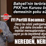 İYİ PARTİLİ KOCAMAZ: “BAHÇELİ’NİN DAHA ÖNCE ERDOĞAN’A İP ATARAK ‘İMRALI CANİSİNİ BEN ASAMADIM, AL ŞU İPİ DE SEN AS!’ DEDİĞİ BEBEK KATİLİ İÇİN İFADESİNİ DEĞİŞTİREREK “ÖNDER” DEMESİ DE İŞE YARAMAYACAK!”